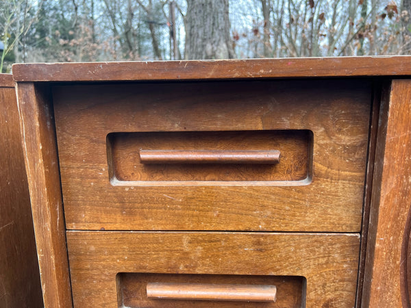 Pair of Brutalist Style Nightstands