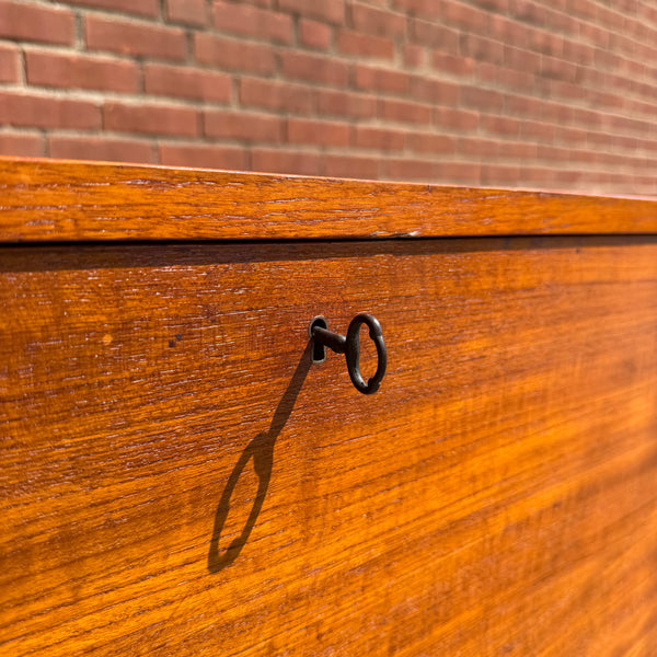 Danish Modern Teak Drop-Down “Varié” Bar by Arne Wahl-Iversen for IKEA