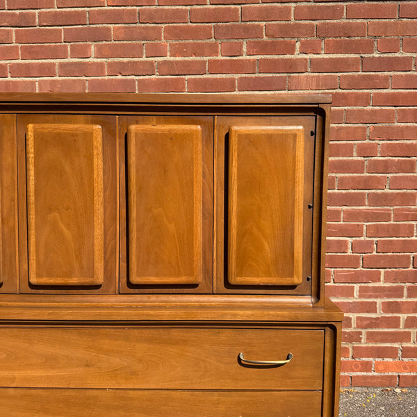 Broyhill Forward Mid-Century Modern Walnut Gentleman’s Chest