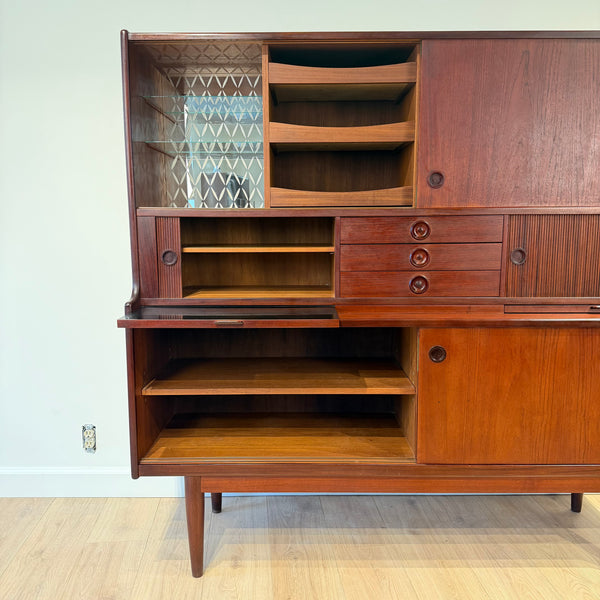MCM Teak Hutch / Dry Bar