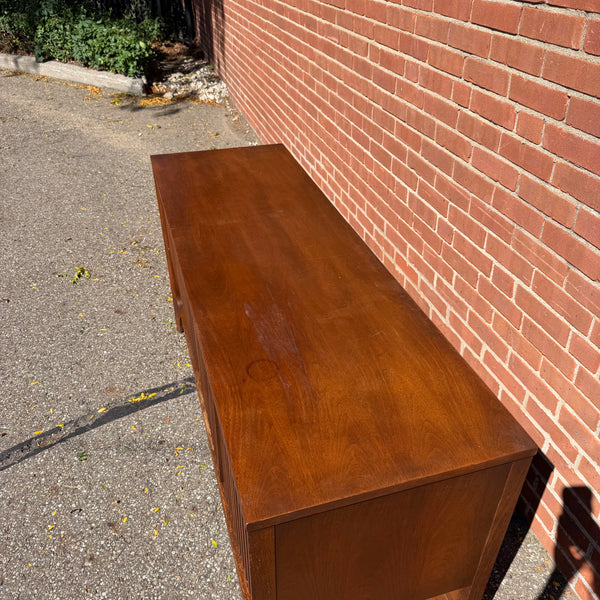 Broyhill Brasilia Mid-Century Modern Walnut Credenza Sideboard