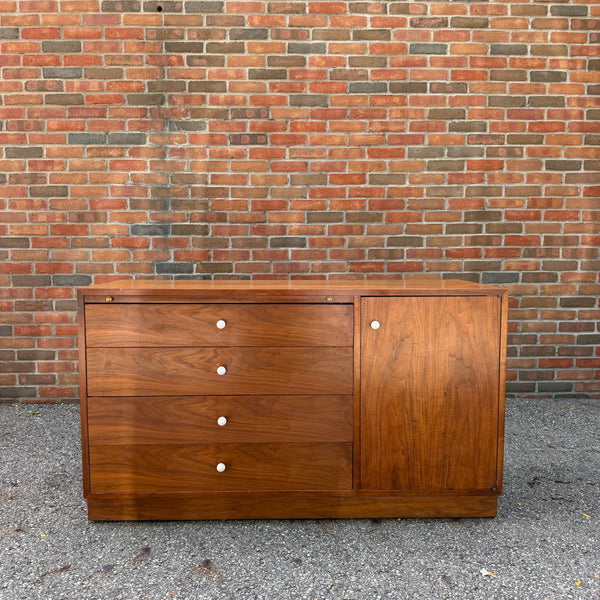 Kipp Stewart & Stewart MacDougall for Drexel Declaration Petite Walnut Credenza | Sideboard