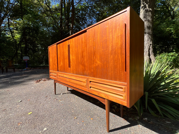 Vintage Johannes Andersen Danish Teak Highboard