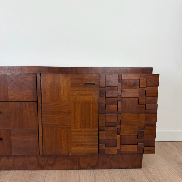 Vintage Brutalist Credenza