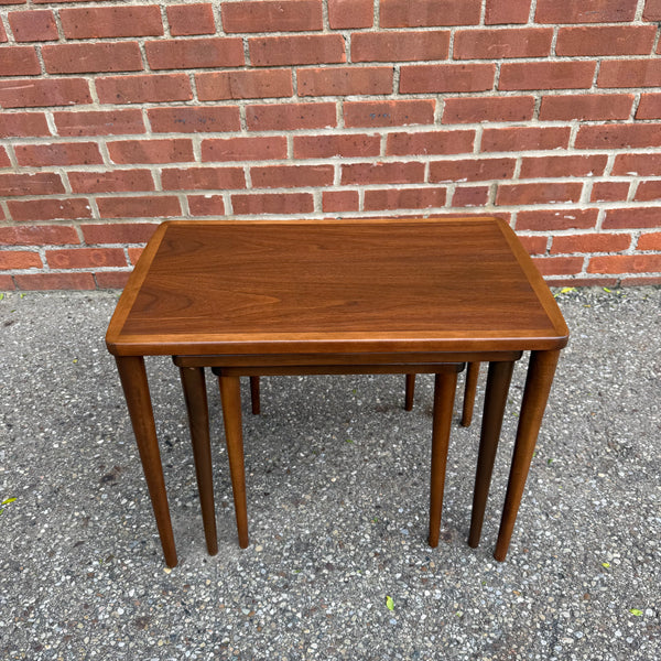 Swedish Modern Teak Nesting Side Tables