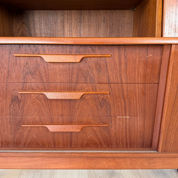 1960s Henning Jorgensen Style Teak Danish Modern Highboard