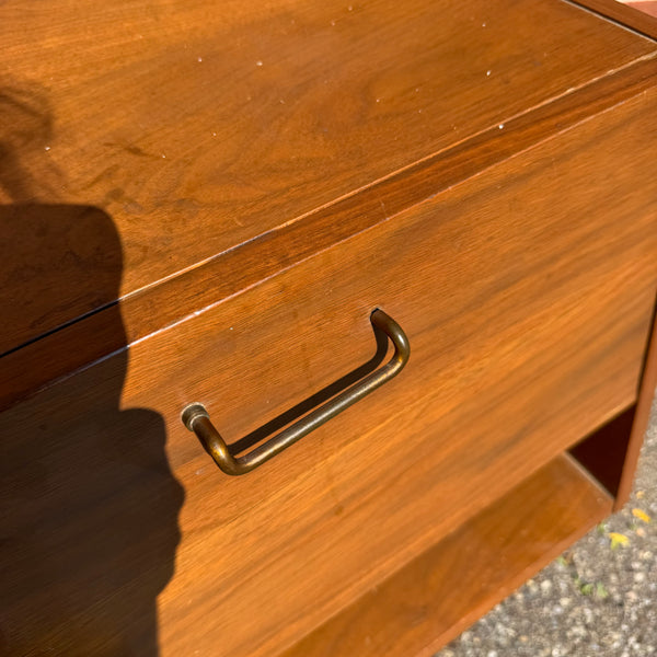 Merton Gershun for American of Martinsville Dania Walnut Nightstand
