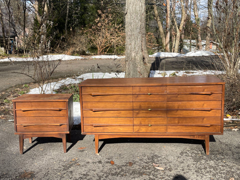 Vintage Lowboy and Nightstand