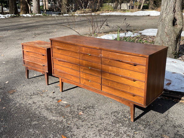 Vintage Lowboy and Nightstand