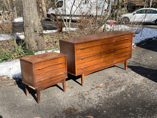 Vintage Lowboy and Nightstand